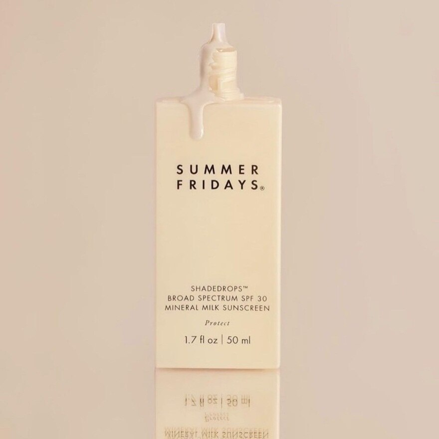 SUMMER FRIDAYS SHADEDROPS BROAD SPECTRUM SPF 30 MINERAL MILK SUNSCREEN 50ML-50057435.jpg image