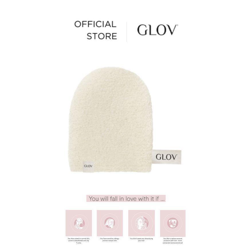 GLOV Water Only Makeup Remover and Skin Cleansing Mitt IVORY-70106050.jpg