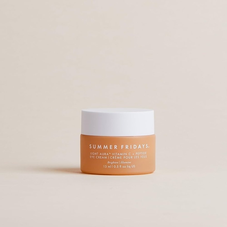 SUMMER FRIDAYS LIGHT AURA VITAMIN C PEPTIDE EYE CREAM 15ML-50057432.jpg image