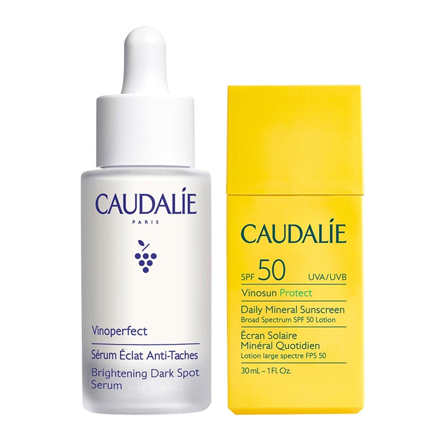 Caudalie Vinoperfect Dark Spot Brightening Serum Sunscreen SPF 50 Set-50057918.jpg