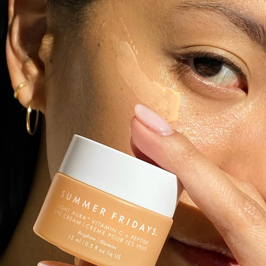 SUMMER FRIDAYS LIGHT AURA VITAMIN C PEPTIDE EYE CREAM 15ML-50057432.jpg image