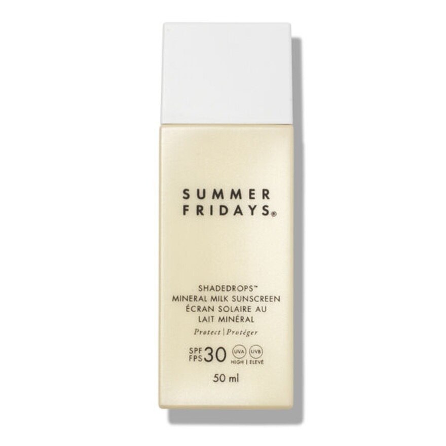 SUMMER FRIDAYS SHADEDROPS BROAD SPECTRUM SPF 30 MINERAL MILK SUNSCREEN 50ML-50057435.jpg image