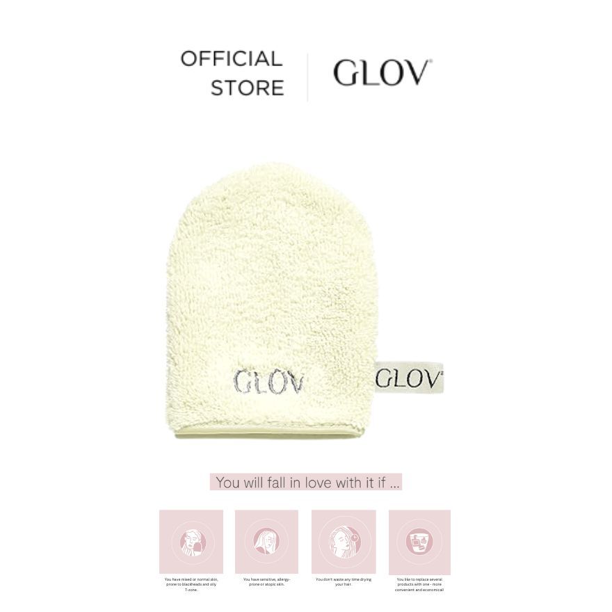 GLOV Water Only Makeup Remover and Skin Cleansing Mitt IVORY-70106050.jpg